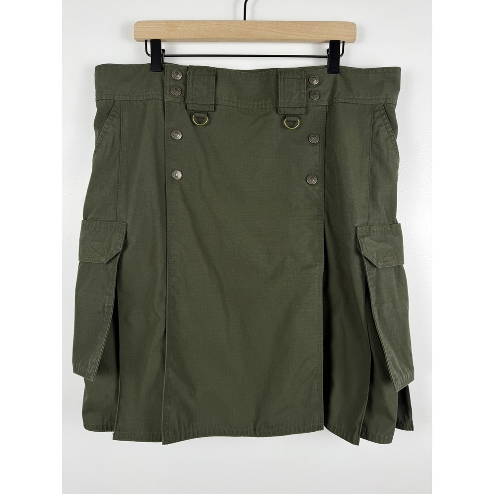 5.11 Tactical Duty Commando Kilt Men's Size 38 Moss Green Cargo RipStop 73318